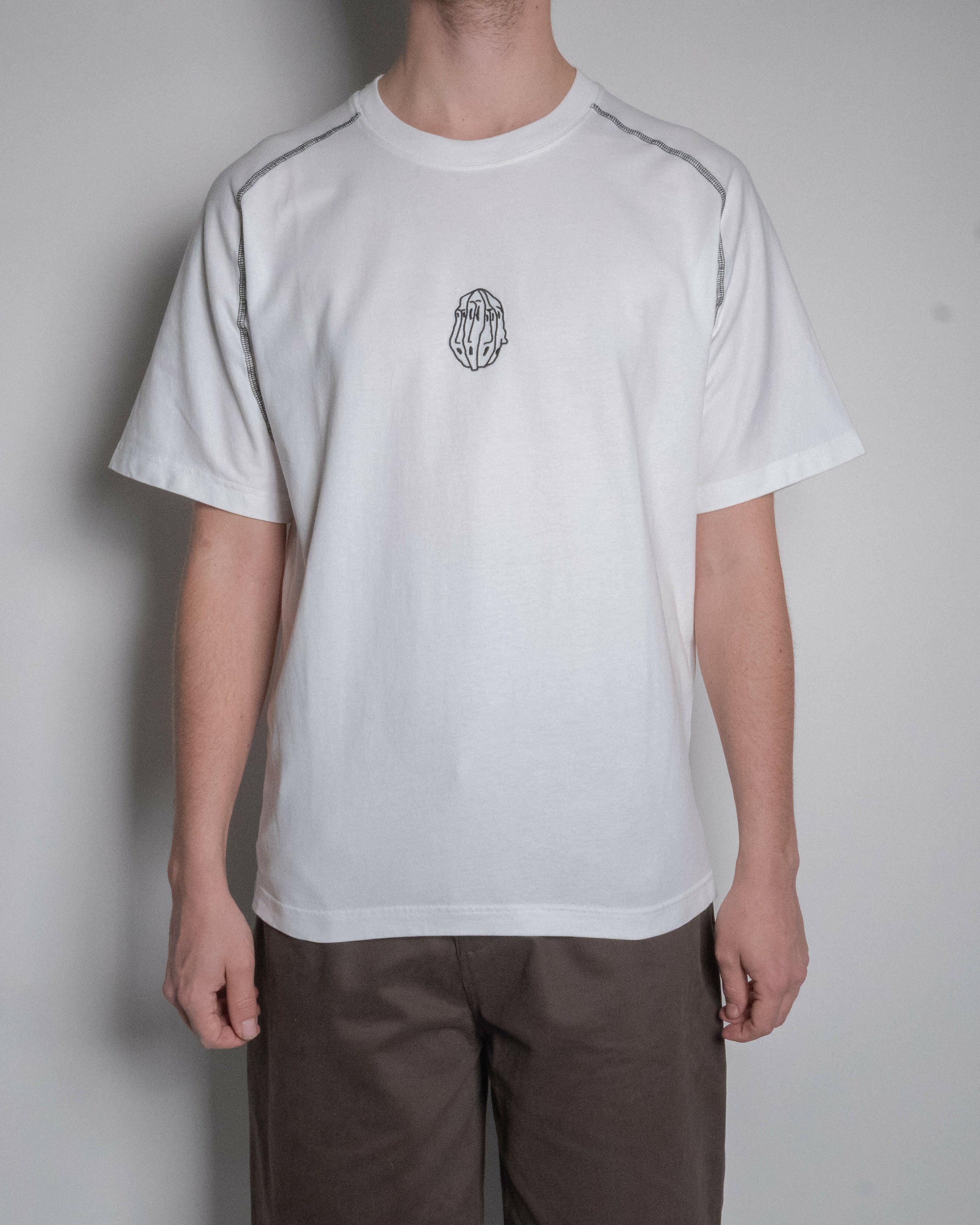 Face Tee - White Jiroh