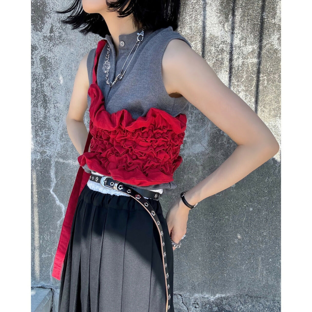 COLLAGE TOPS COTTON WASHER Keiyamaguchi works