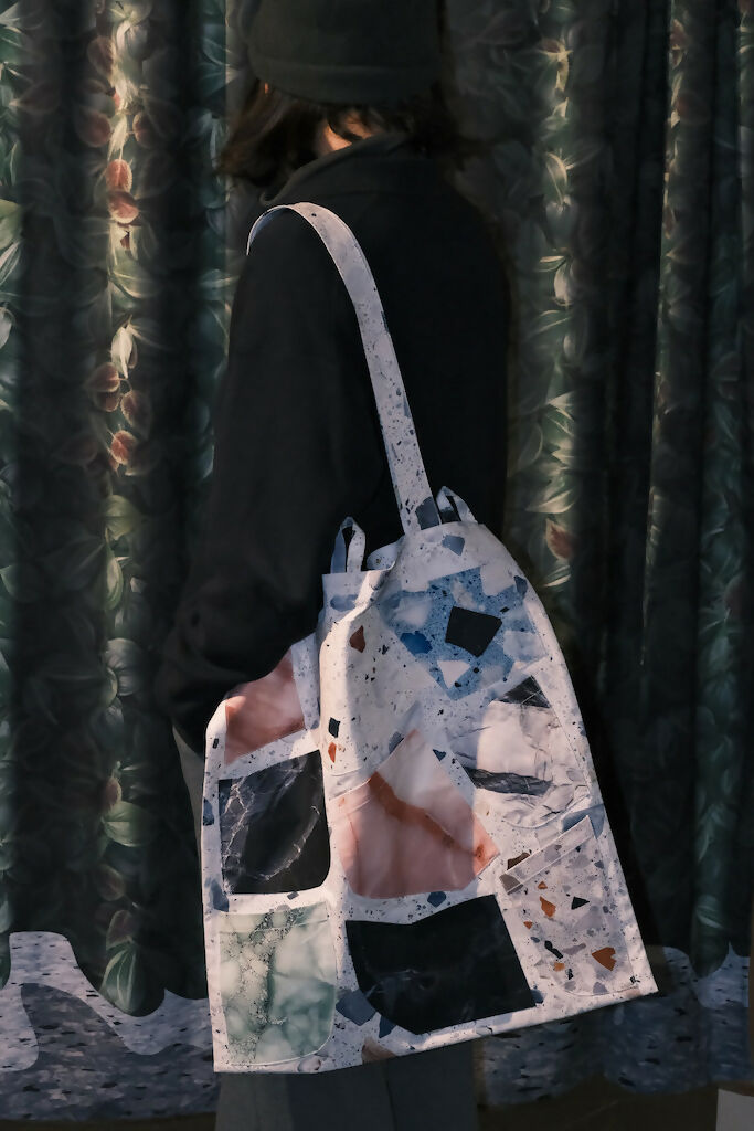 random (kova) clichés_ Marble Storage Tote Studio Stars