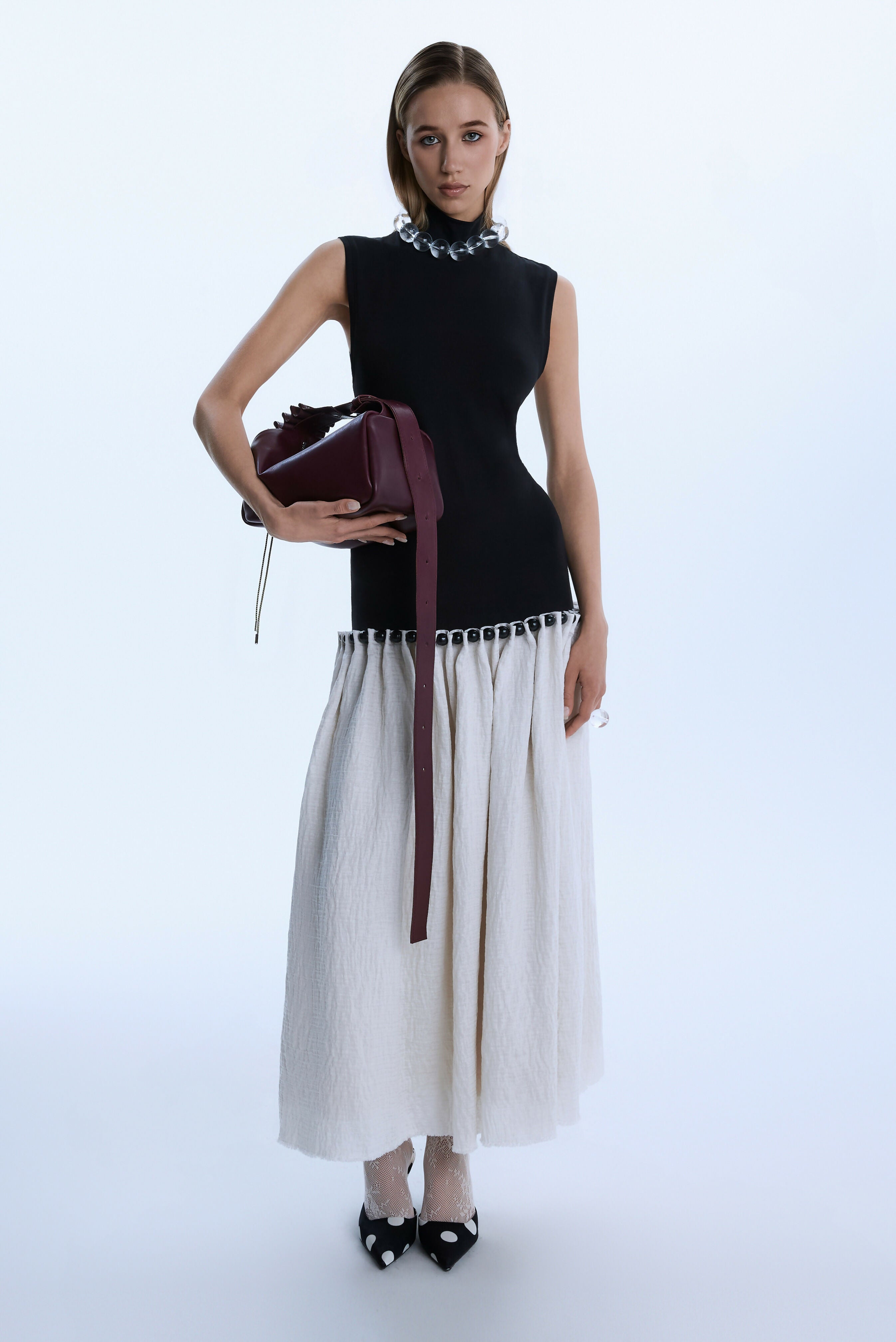 Bead dress / Black Studio Stars