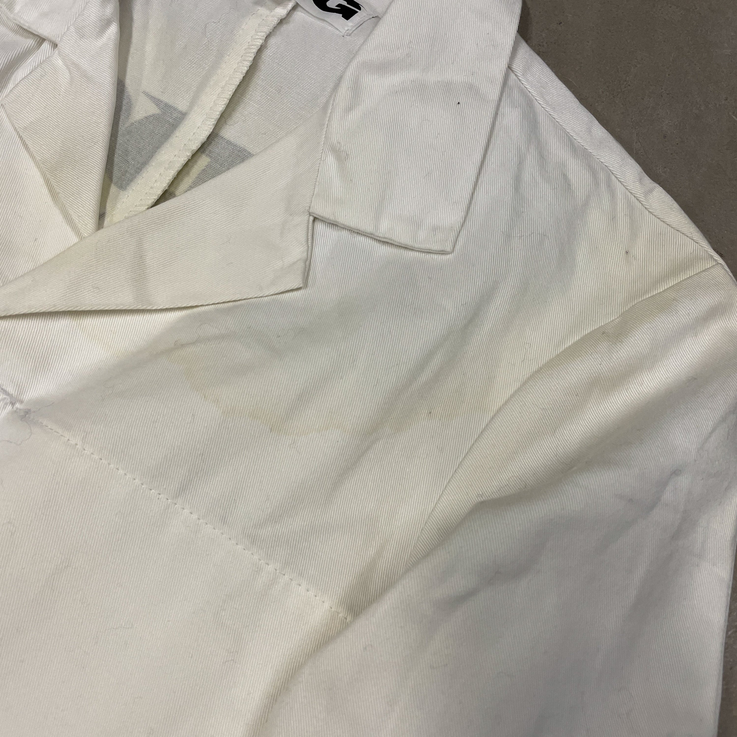 Comme Des Garcons White Coat Before Midnight Vintage