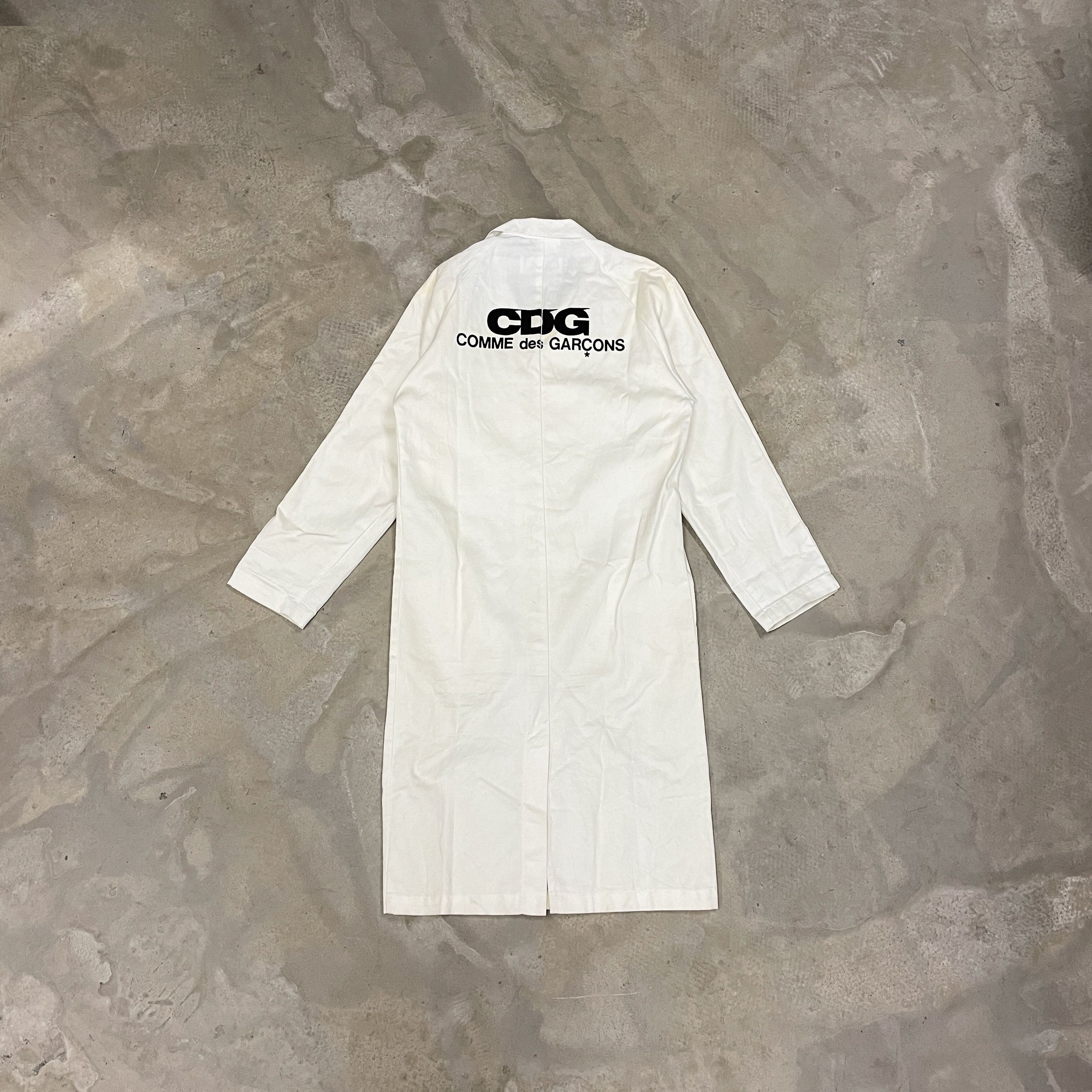 Comme Des Garcons White Coat Before Midnight Vintage