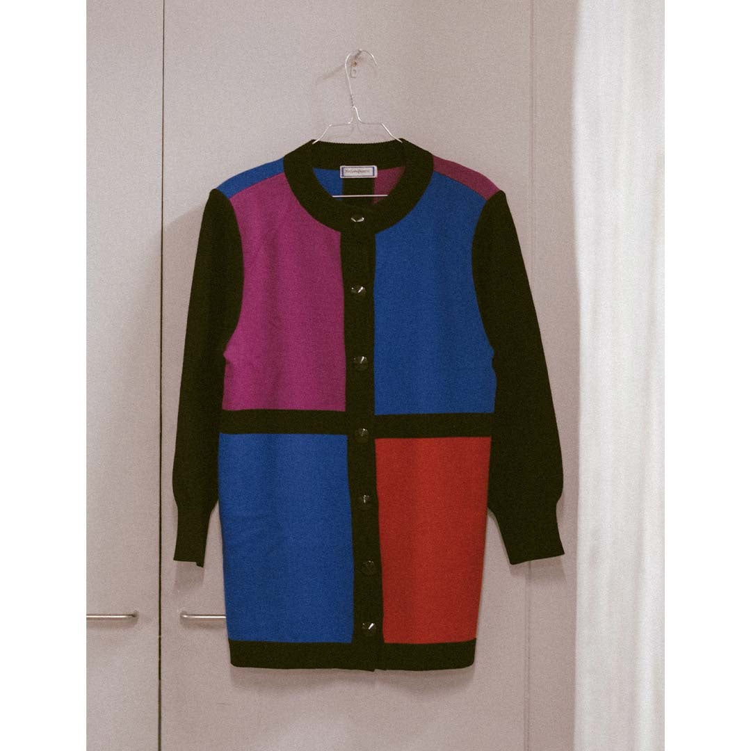 Yves Saint Laurent Multicolor Cardigan Before Midnight Vintage
