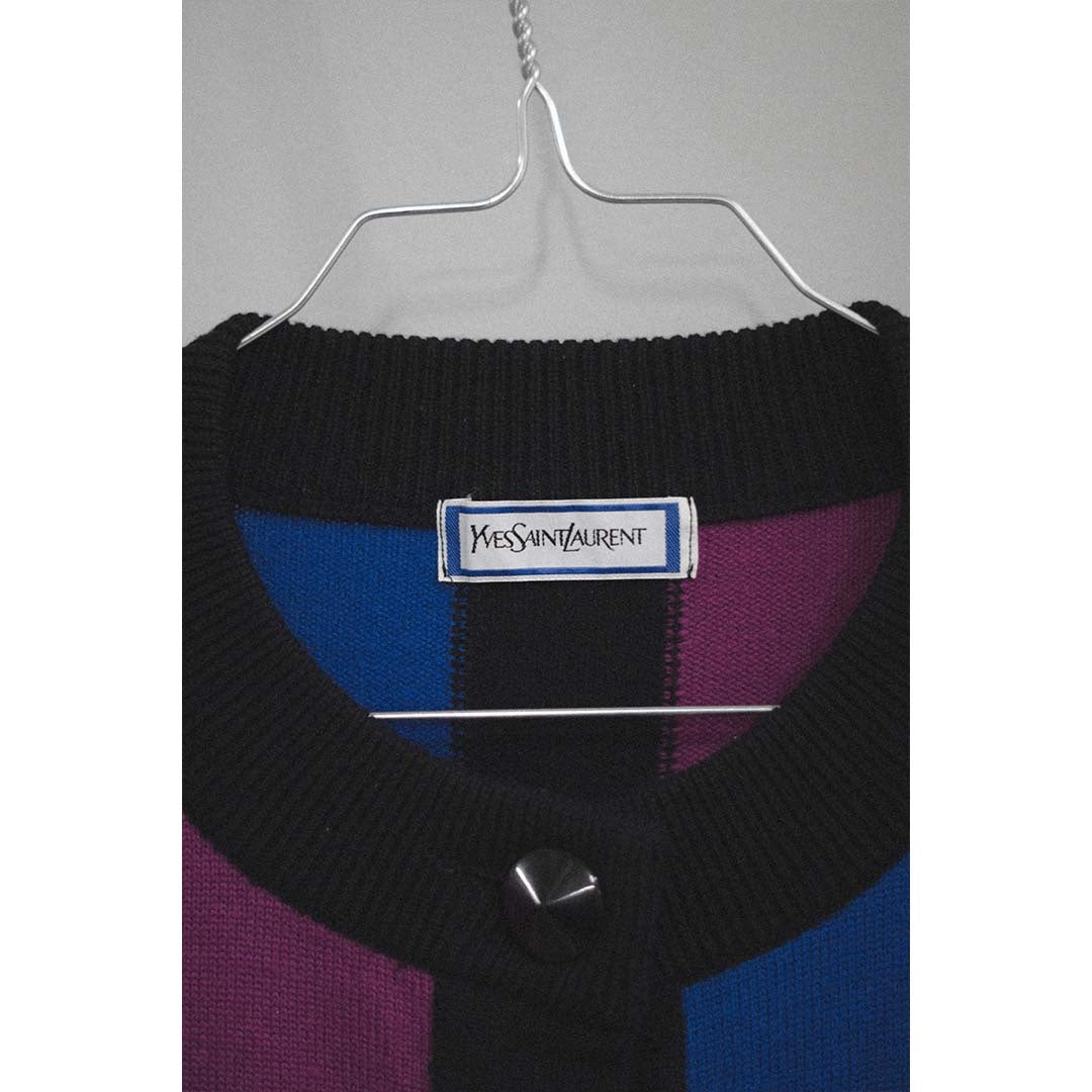 Yves Saint Laurent Multicolor Cardigan Before Midnight Vintage