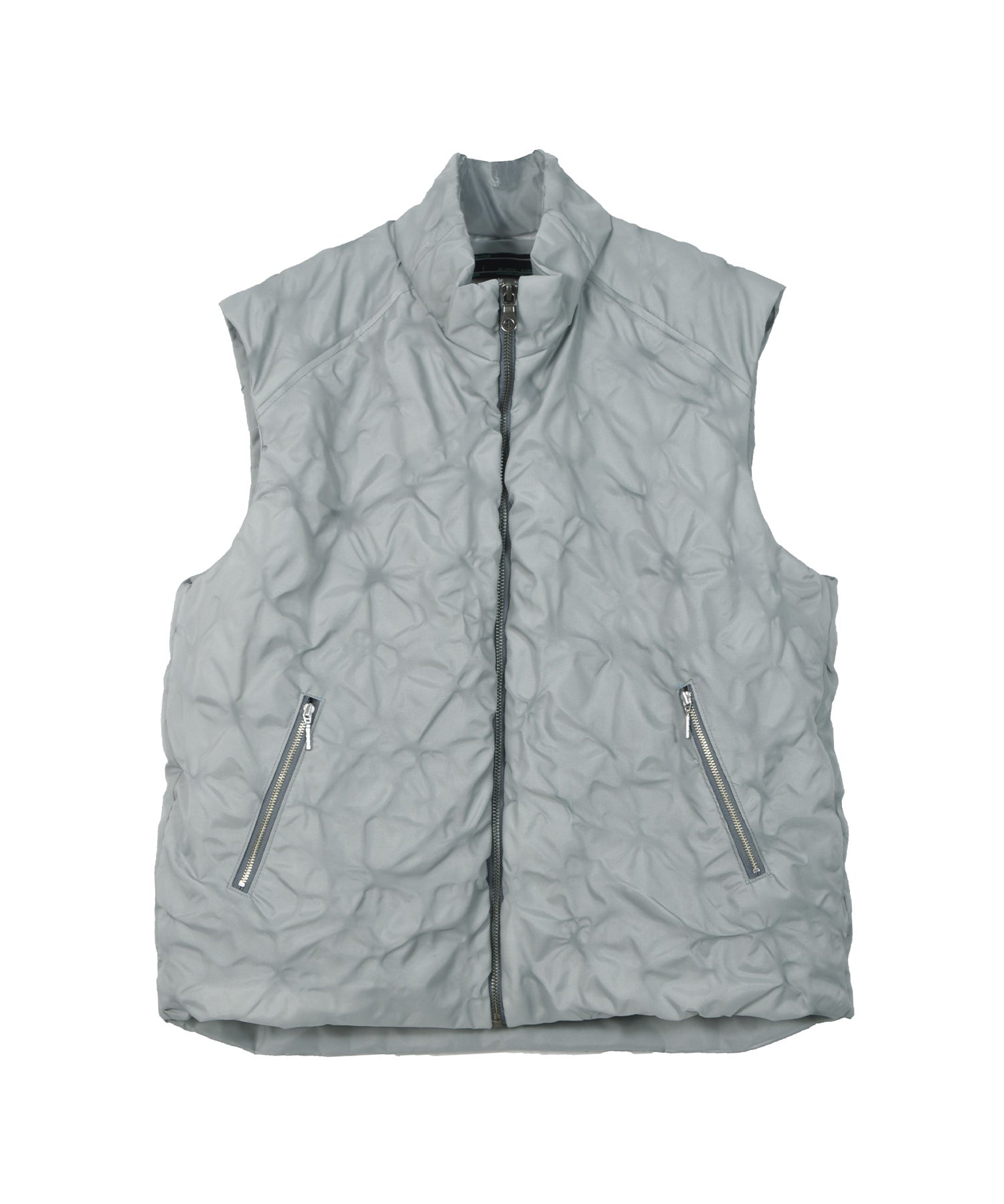 LEAF VEIN VEST GREY - Studio Stars - ryaw japan