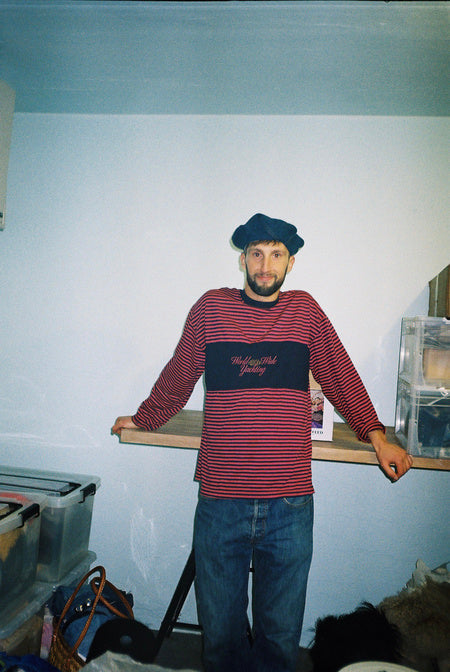 Upcycled Denim Beret - Studio Stars - katrine kjær