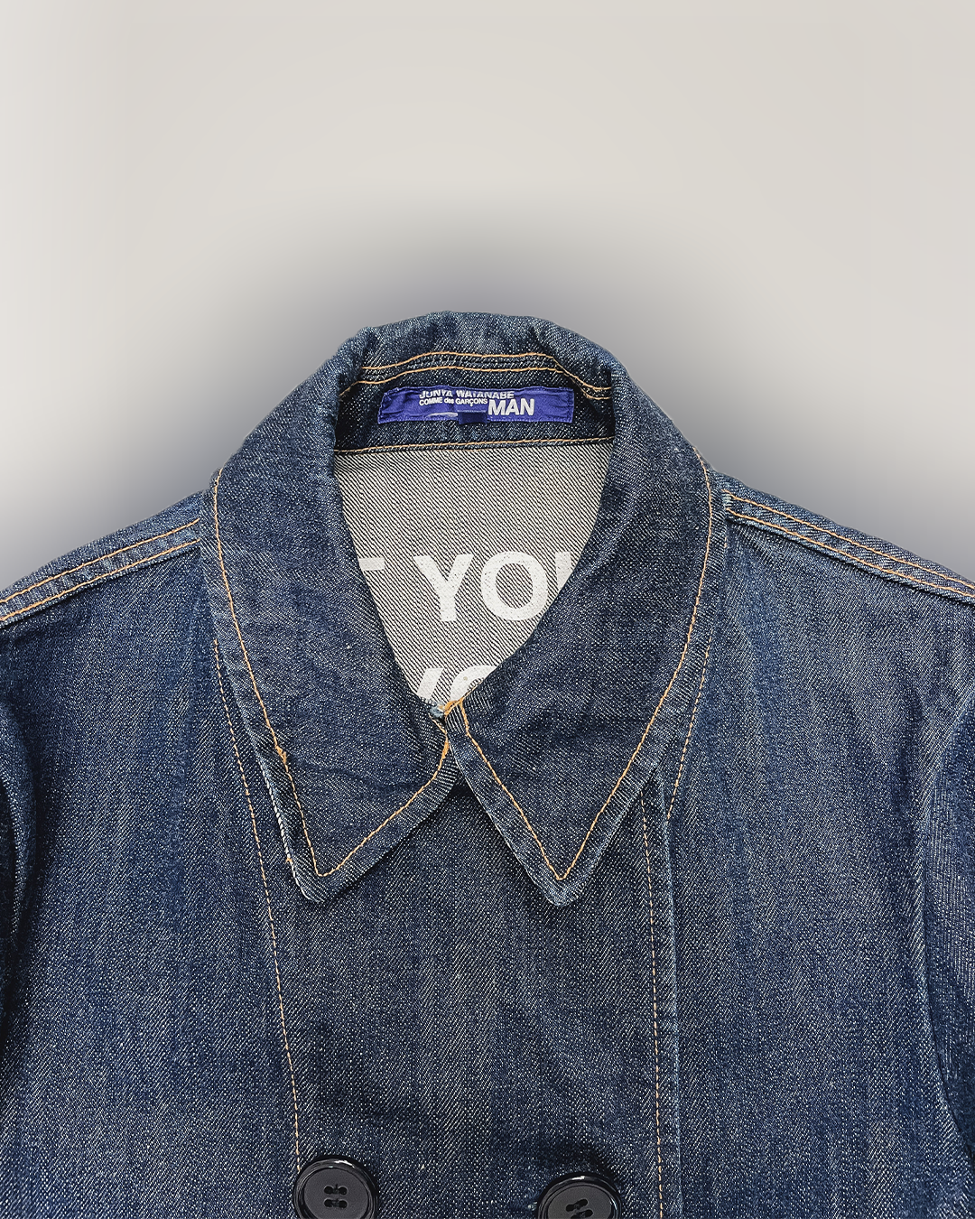 CDG Junya Watanabe Poem Denim Jacket 2002 Before Midnight Vintage