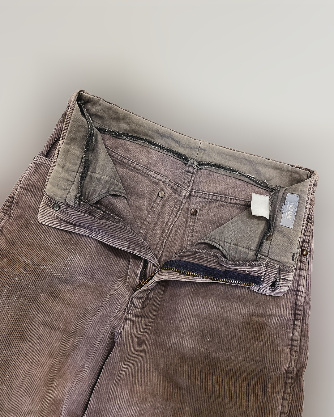 Comme Des Garcons Homme Corduroy Pants 80s Before Midnight Vintage