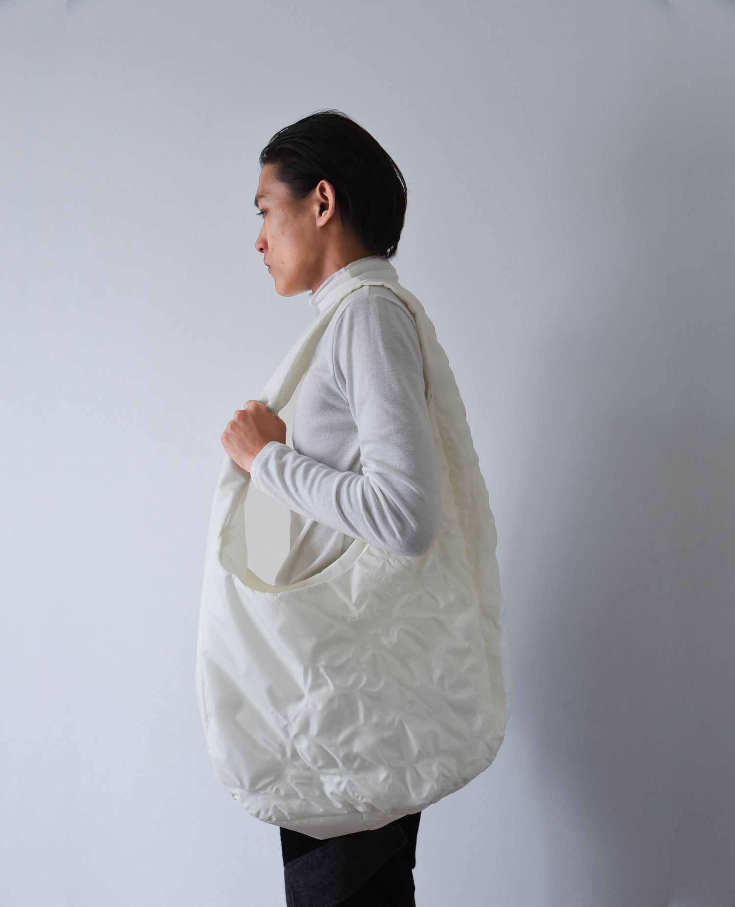 LEAF VEIN BAG WHITE - Studio Stars - ryaw japan