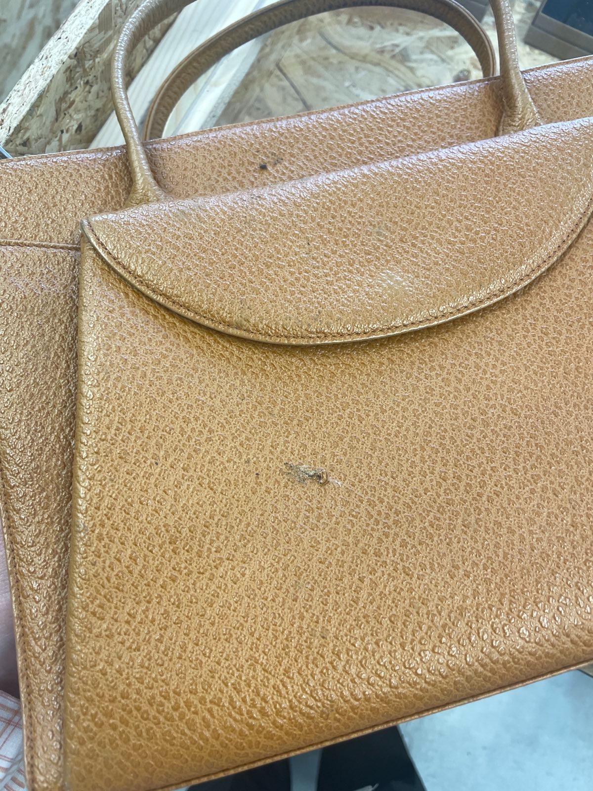 Comme Des Garcons Leather Handbag 80s Before Midnight Vintage